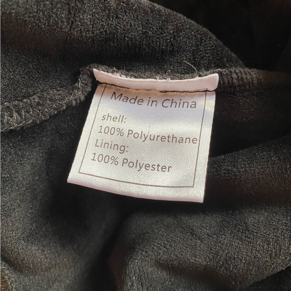 Pleather Lined Leggings - Picture 6 of 7